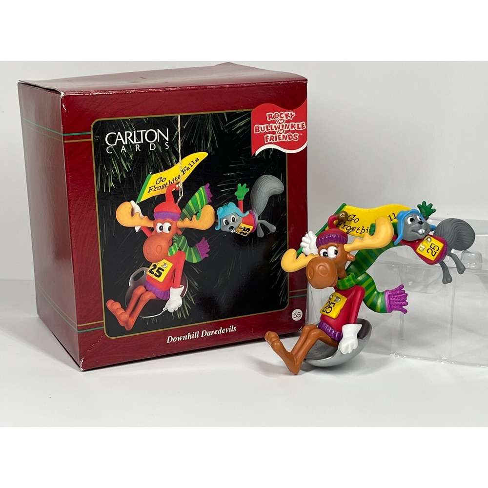 Carlton Cards Heirloom Collection‎ Vintage 1997 Rocky & Bullwinkle Ornament